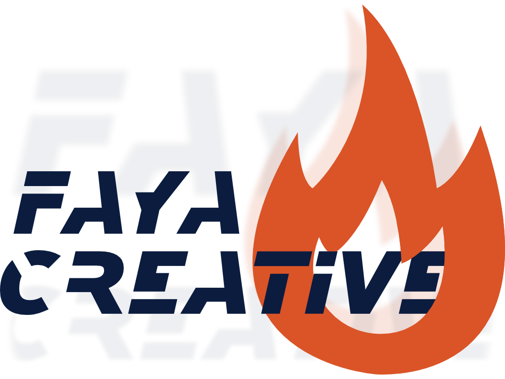 Creative workspace with design tools and laptop showing web design