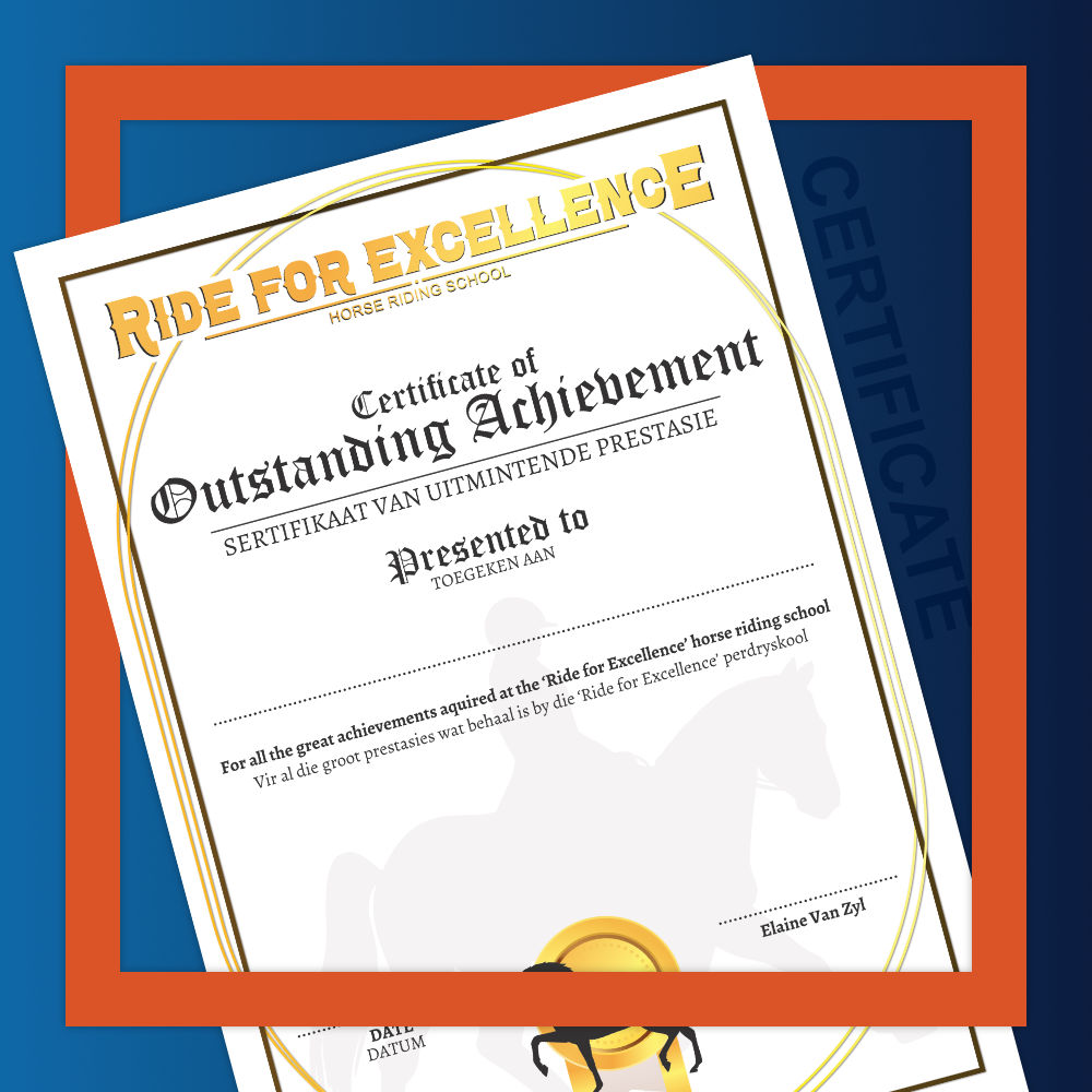 Professional certificate design