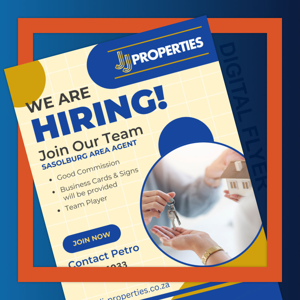 Digital flyer for recruitment